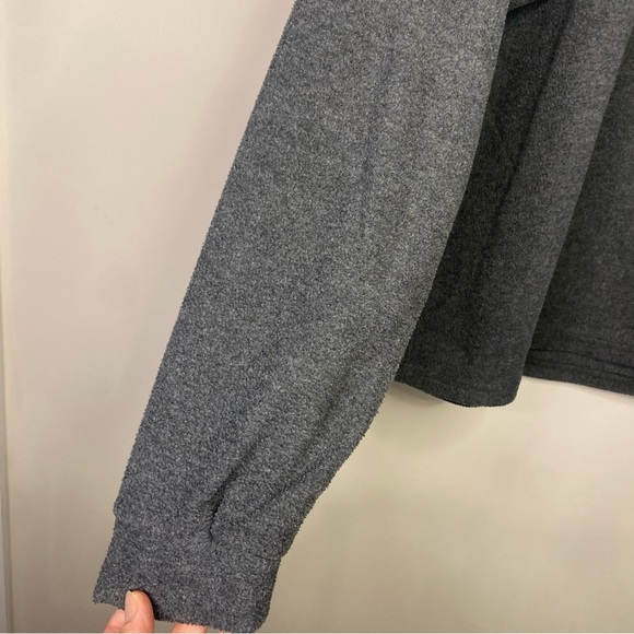 Men's The North Face Pull Over Gray Sweater Hiking Outdoors Size Large Crew Neck - Picture 7 of 11